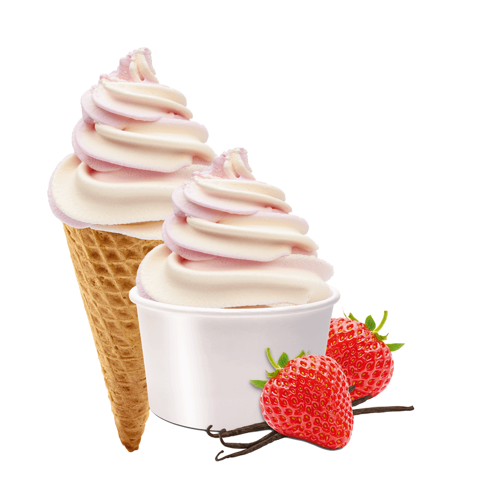 ORA2003 ONE SHOT ROOMIJS Aardbei / Vanille 160 ML/ 18ST