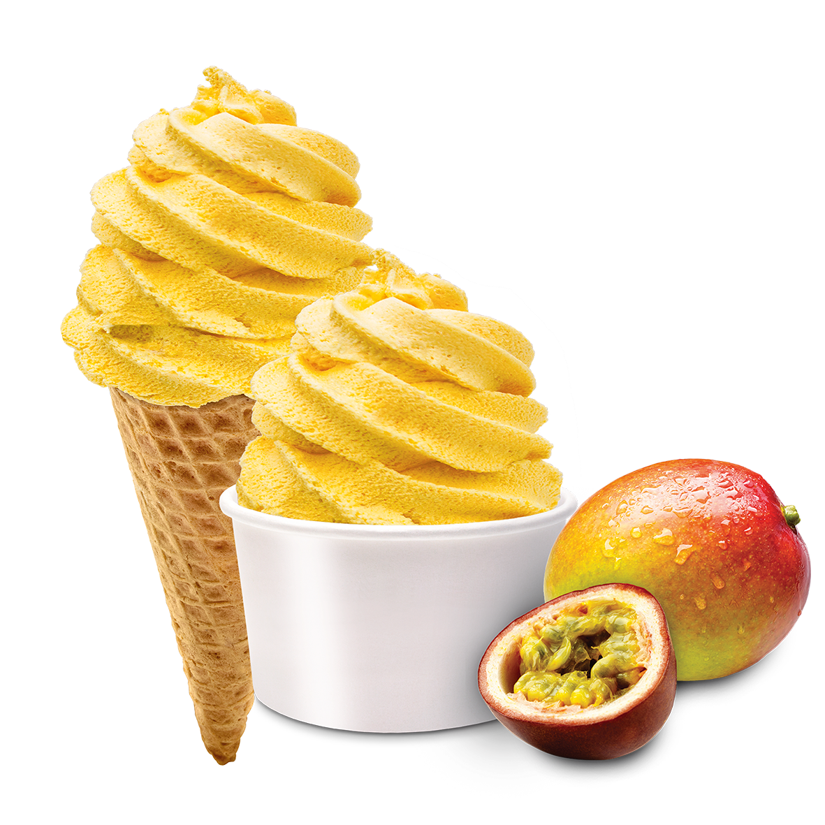 OFYMPLT2072 ONE SHOT Frozen Yoghurt Mango Passie 160ML / 18ST