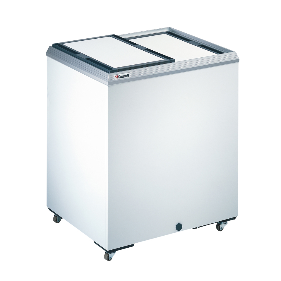 CMS 225-945 Caravell ijsconservator met kunststof schuifdeksel lids 174 liter