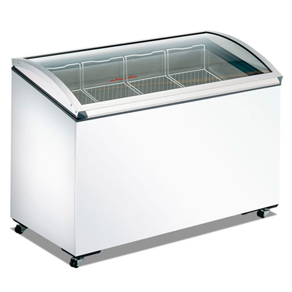 WAVE 500 C Caravell ijsconservator glazen schuideksel (+TFC technologie) 427 liter